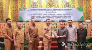 Rapat Paripurna Penyampaian LKPJ Pemerintah Kota Tahun 2023